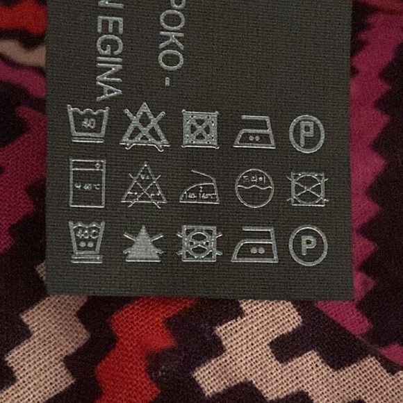 Zara Pink/Black Geometric Printed Mini Dress. Size L. - Picture 8 of 8